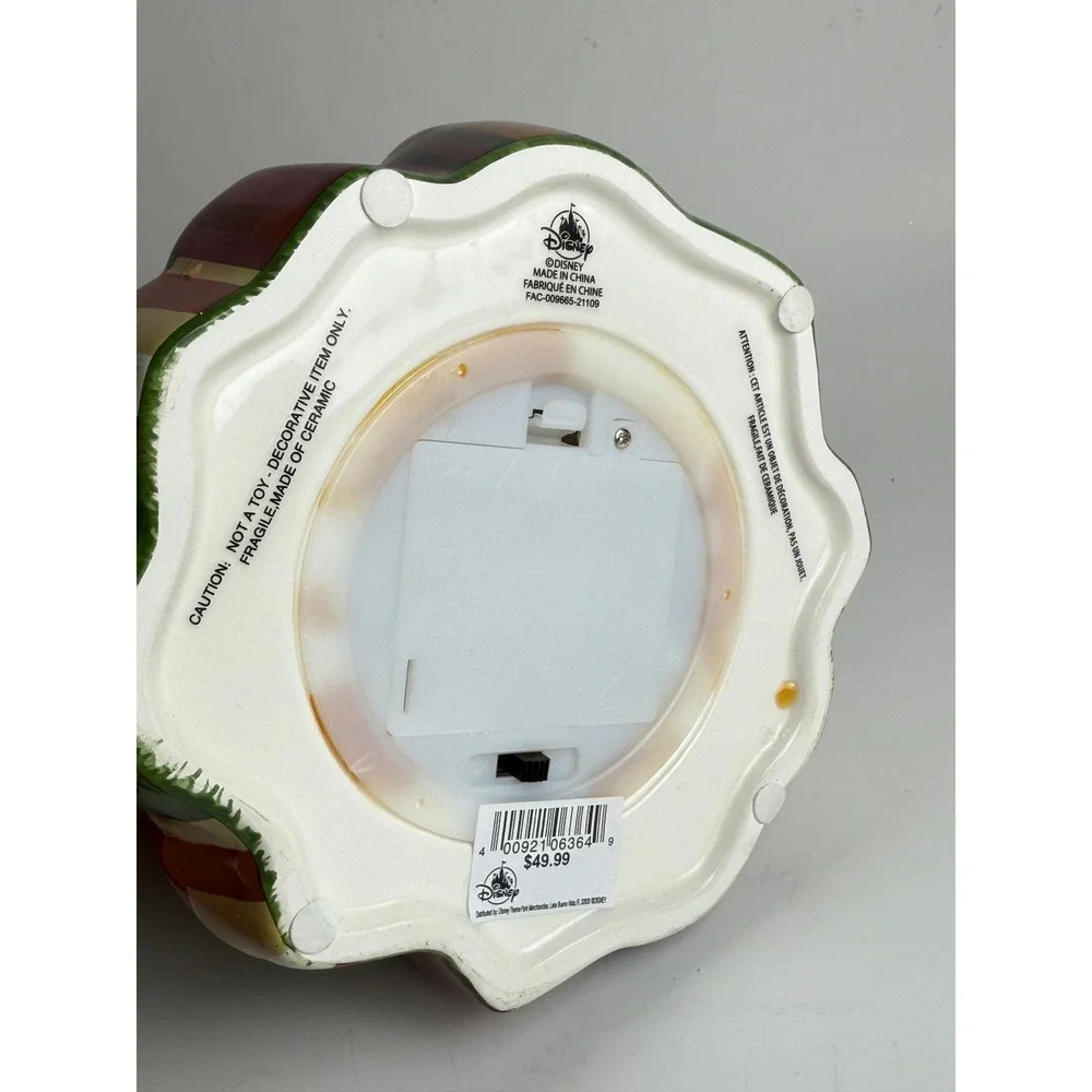 Disney Ceramic Light Up Christmas Tree Castle‎ Mickey & Friends 11